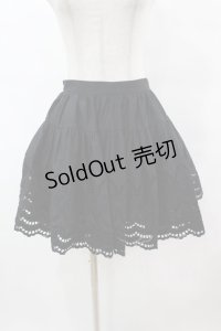 BPN / フラワーレーススカート  黒 H-25-07-11-1030-GO-SK-KB-ZH
