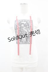 PEACE NOW / うさみみノースリーブトップス  白 H-25-10-24-038-PU-TO-KB-ZH