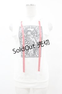 PEACE NOW / うさみみノースリーブトップス  白 H-25-10-24-038-PU-TO-KB-ZH