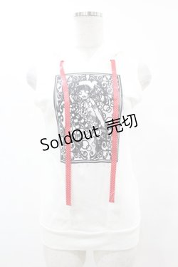 画像1: PEACE NOW / うさみみノースリーブトップス  白 H-25-10-24-038-PU-TO-KB-ZH