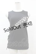 BPN / 縫合タンク  黒 H-25-07-11-1035-GO-TO-KB-ZH