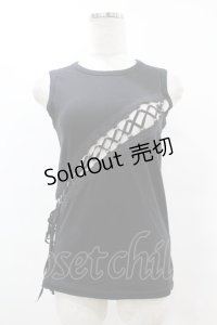 BPN / 縫合タンク  黒 H-25-07-11-1035-GO-TO-KB-ZH