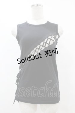 画像1: BPN / 縫合タンク  黒 H-25-07-11-1035-GO-TO-KB-ZH