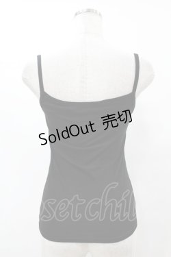 画像2: BPN / ローズレースキャミソール  黒×紫 H-25-07-11-1036-GO-TO-KB-ZH