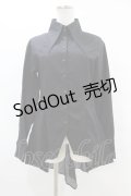 BPN / 切替ロングシャツ  黒 H-25-07-11-1043-GO-BL-KB-ZH