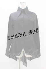 BPN / 切替ロングシャツ  黒 H-25-07-11-1043-GO-BL-KB-ZH