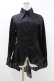 画像1: BPN / 切替ロングシャツ  黒 H-25-07-11-1043-GO-BL-KB-ZH (1)