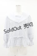 Melody BasKet / Bon Voyageトップス  サックス H-25-07-11-1044-LO-BL-KB-ZH
