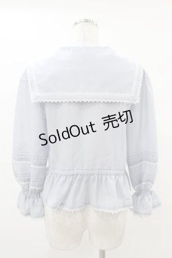 画像2: Melody BasKet / Bon Voyageトップス  サックス H-25-07-11-1044-LO-BL-KB-ZH