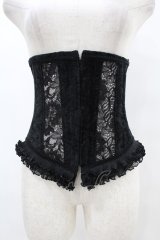危機裸裸商店 / レースコルセット  黒 H-25-07-11-1007-GO-ZA-KB-ZH