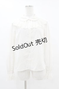 Melody BasKet / Melodyレース長袖ブラウス M アイボリー H-25-07-11-1046-LO-BL-KB-ZH