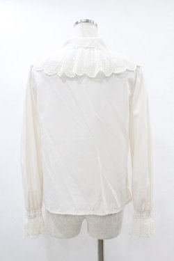画像2: Melody BasKet / Melodyレース長袖ブラウス M アイボリー H-25-07-11-1046-LO-BL-KB-ZH