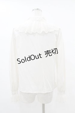 画像2: Melody BasKet / Melodyレース長袖ブラウス M アイボリー H-25-07-11-1046-LO-BL-KB-ZH