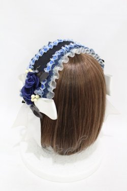画像2: Atelier Beatrice / ヘッドドレスカチューシャ  ネイビー H-25-07-11-1001-GO-AC-KB-ZH