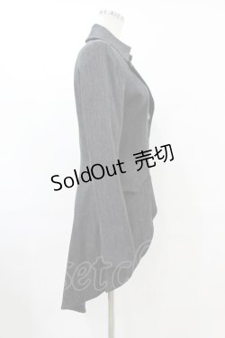 画像3: Moi-meme-Moitie / 燕尾ロングジャケット 2 グレー H-25-07-11-1016-MO-JA-KB-ZH