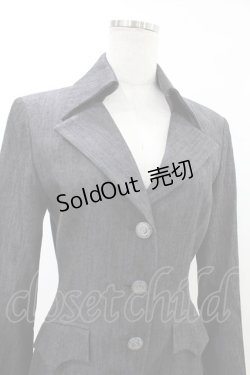 画像4: Moi-meme-Moitie / 燕尾ロングジャケット 2 グレー H-25-07-11-1016-MO-JA-KB-ZH