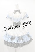 Melody BasKet / DREAMY ALICEワンピース＆カチューシャ  サックス H-25-07-11-1018-LO-OP-KB-ZH