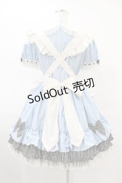 画像2: Melody BasKet / DREAMY ALICEワンピース＆カチューシャ  サックス H-25-07-11-1018-LO-OP-KB-ZH