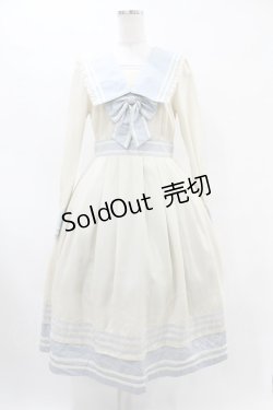 画像1: Melody BasKet / Sailor Journeyワンピース M アイボリー H-25-07-11-1020-LO-OP-KB-ZH