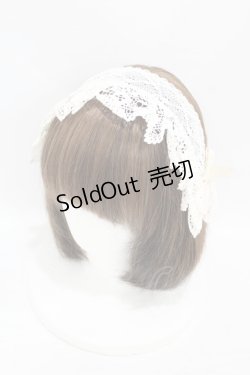 画像1: Melody BasKet / Nightingaleレースヘアクリップ  アイボリー H-25-07-11-1004-LO-AC-KB-ZH