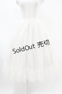 Melody BasKet / Melodyレースペチコート  アイボリー H-25-07-11-1026-LO-SK-KB-ZH
