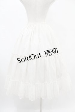 画像2: Melody BasKet / Melodyレースペチコート  アイボリー H-25-07-11-1026-LO-SK-KB-ZH