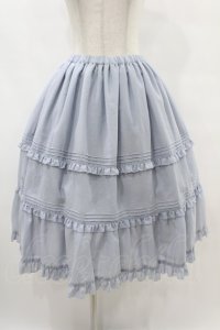 Melody BasKet / Bon Voyageスカート  サックス H-25-07-11-1027-LO-SK-KB-ZH