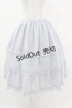 画像1: Melody BasKet / Bon Voyageスカート  サックス H-25-07-11-1027-LO-SK-KB-ZH