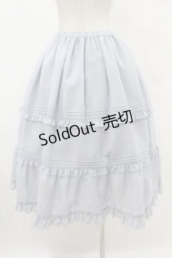 画像2: Melody BasKet / Bon Voyageスカート  サックス H-25-07-11-1027-LO-SK-KB-ZH