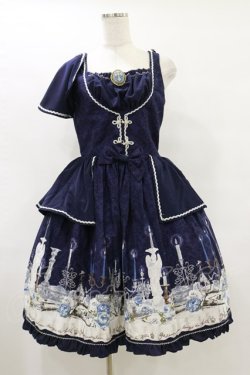 画像1: metamorphose / dim light holy ジャンパースカート Free ネイビー H-25-07-11-072-ME-OP-NS-ZH