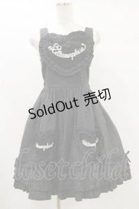 metamorphose / スウィートハートジャンパースカート(ドット) Free ブラック H-25-07-11-074-ME-OP-NS-ZH