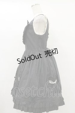 画像3: metamorphose / スウィートハートジャンパースカート(ドット) Free ブラック H-25-07-11-074-ME-OP-NS-ZH