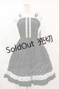 metamorphose / フロント釦ジャンパースカート(バーバリー)（2006年） Free ブラック H-25-07-11-075-ME-OP-NS-ZH