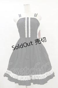 metamorphose / フロント釦ジャンパースカート(バーバリー)（2006年） Free ブラック H-25-07-11-075-ME-OP-NS-ZH