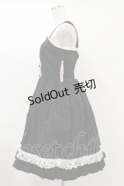 画像3: metamorphose / フロント釦ジャンパースカート(バーバリー)（2006年） Free ブラック H-25-07-11-075-ME-OP-NS-ZH