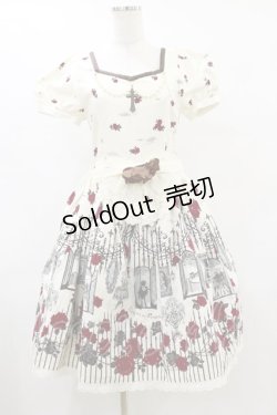画像1: ALICE and the PIRATES / Vampire Prelude柄ワンピース Free アンティーク(生成） H-25-07-11-076-PA-OP-NS-ZH