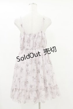 画像2: axes femme / キャットジャンパースカート M ピンク H-25-07-11-078-AX-OP-YZ-ZH