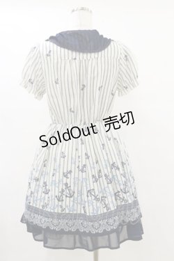 画像2: axes femme / ストライプマリンワンピース M アイボリー/ネイビー H-25-07-11-079-AX-OP-YZ-ZH