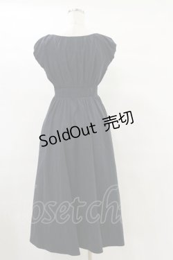 画像2: Fi.n.t / パフスリーブコルセットジャンスカ Free NAVY H-25-07-11-080-CA-OP-NS-ZH