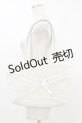mellfy memory / Love letter tote bag  WHITE H-25-07-11-017-LO-BG-NS-ZH