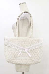 mellfy memory / Love letter tote bag  WHITE H-25-07-11-017-LO-BG-NS-ZH