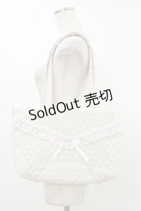 mellfy memory / Love letter tote bag  WHITE H-25-07-11-017-LO-BG-NS-ZH