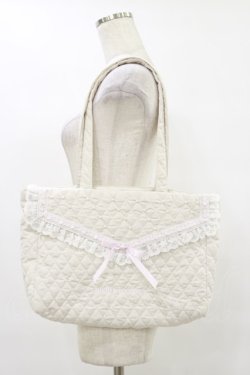 画像1: mellfy memory / Love letter tote bag  WHITE H-25-07-11-017-LO-BG-NS-ZH