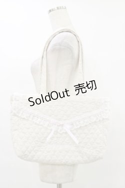 画像1: mellfy memory / Love letter tote bag  WHITE H-25-07-11-017-LO-BG-NS-ZH