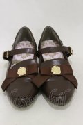 m petit by misako / NINA'Sコラボパンプス L ブラウン H-25-07-11-018-LO-SH-NS-ZH