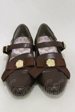 画像1: m petit by misako / NINA'Sコラボパンプス L ブラウン H-25-07-11-018-LO-SH-NS-ZH