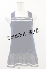 axes femme / チャーム付きタンクトップ M ネイビー H-25-07-11-020-AX-TO-YZ-ZH