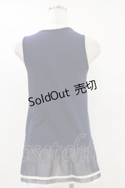 画像2: axes femme / チャーム付きタンクトップ M ネイビー H-25-07-11-020-AX-TO-YZ-ZH