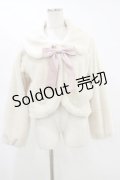 m petit by misako / サンリオキャラクターズコラボ マイメロディ ファーショートジャケット L オフ H-25-07-11-022-LO-JA-NS-ZT-C063