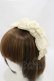画像1: Victorian maiden / レースリボンローズカチューシャ  生成り H-25-07-11-004-CL-AC-NS-ZH (1)